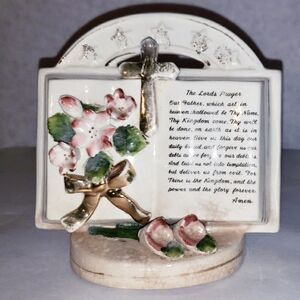 Floral Prayer Plaque